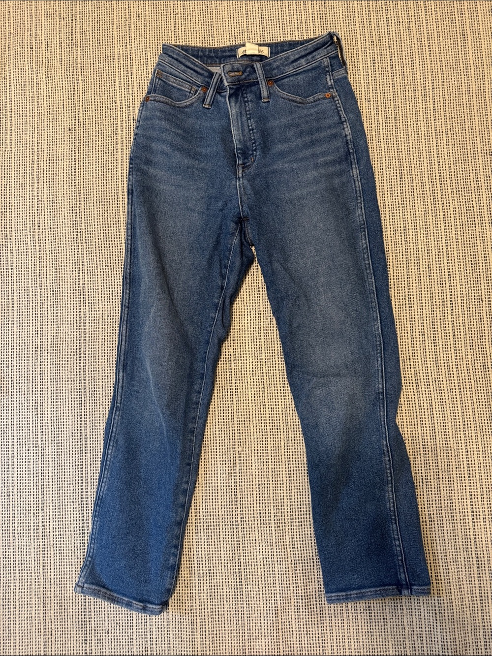 Madewell curvy stovepipe size 25